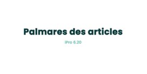 12. Statistiques - Palmarès des articles
