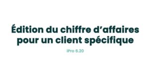 06. Fonctionnalités clients - Édition du chiffre d'affaire pour un client spécifique